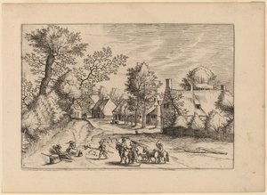 Camino del pueblo de Johannes van Doetechum, the Elder and Lucas