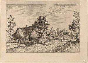 Calle del pueblo de Johannes van Doetechum, the Elder and Lucas