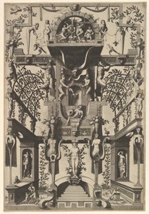 Decoración Grotesca Moderna, 1557 de Johannes van Doetecum I
