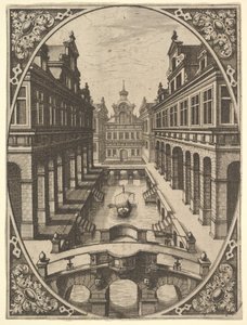 Placa de Scenographiae de Johannes van Doetecum I