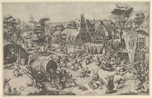 La feria de San Jorge, ca. 1569, impreso en 1601