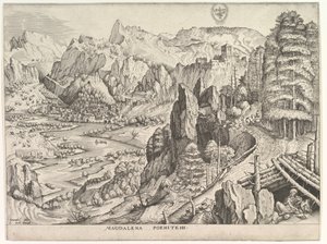 La Magdalena penitente Magdalena Poenitens de Los grandes paisajes, ca. 1555-56