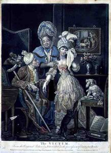 La víctima, publicado por Carington Bowles