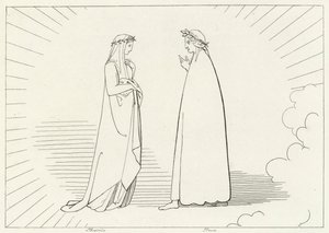 Beatriz y Dante, Paraíso, Canto 7