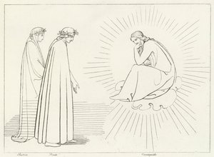 Dante hablando con Cacciaguida, Paraíso, Canto 17