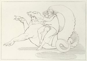 Gerión, Infierno, Canto 17 de John (after) Flaxman