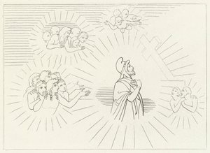 Esplendores celestiales, Paraíso, Canto 20 de John (after) Flaxman