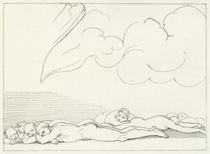 El Terremoto, Purgatorio, Canto 20 de John (after) Flaxman