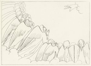 Las jerarquías, Paraíso, Canto 29 de John (after) Flaxman