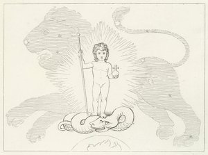 El Salvador Infante, Paraíso, Canto 16 de John (after) Flaxman