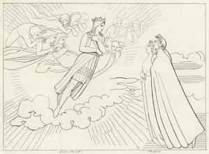 El planeta Venus, Paraíso, Canto 8 de John (after) Flaxman