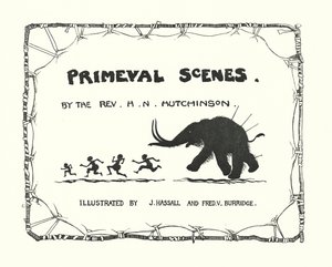 Ilustración de la portada de Escenas primigenias (litografía) de John (after) Hassall