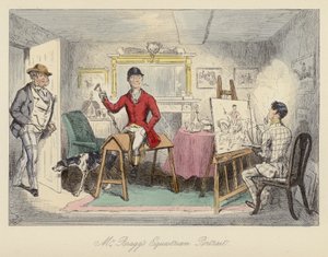 Ilustración de John Leech para Mr Sponge