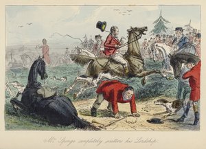 Ilustración de John Leech para Mr. Sponge