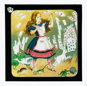 Alicia en el País de las Maravillas, diapositivas coloreadas