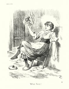 Viñeta de Sir John Tenniel: ¿Y ahora qué (grabado) de John (after) Tenniel