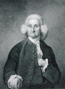 Jonathan Trumbull (1710-85) grabado por E. Mackenzie