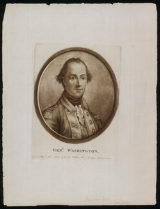 Retrato del general [George] Washington (grabado)