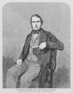 Sir Charles Trevelyan, administrador colonial británico (grabado) de John (after) Watkins