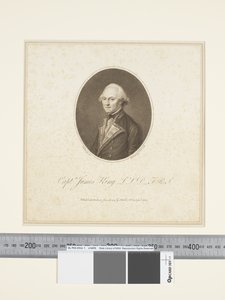 III. Capitán James King, grabado por Francesco Bartolozzi (1727-1815), c.1773-84