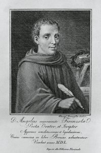 Retrato de Agnolo Firenzuola (1493-1543), escritor y humanista italiano, grabado por Giuseppe Benaglia (ca 1796-ca 1830) de Walter Charles Mills