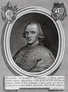 Retrato de Ercole Consalvi (1757-1824), cardenal y político italiano, grabado por Carlo Antonini de Walter Charles Mills