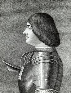 Retrato de Ludovico Sforza, conocido como Il Moro (1452-1508), Duque de Milán, grabado