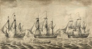 Tres barcos de la Hudson