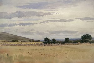 Paisaje con campo de maíz de John Absolon