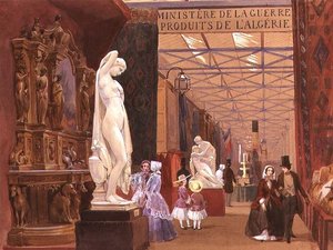 Parte de la Corte Francesa, la Gran Exposición de John Absolon