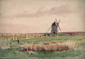 El campo de batalla de Crécy, 26 de agosto de 1346