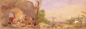 El descubrimiento del cuerpo de Tipu en la Puerta del Agua en Seringapatam de John Absolon