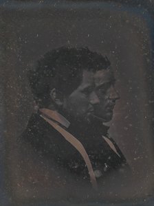 Autorretrato con el hermano del artista, 1840s