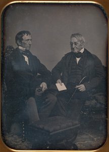 Dos ancianos conversando, ca. 1850 de John Adams Whipple