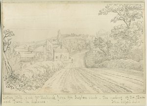 Burton-upon-Trent: dibujo a pluma y tinta, nd [1799-1854] de John Allport