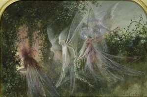 Hadas en una ventana de John Anster Fitzgerald
