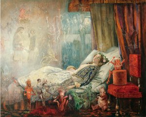El sueño después del baile de máscaras de John Anster Fitzgerald