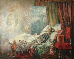 El sueño después del baile de máscaras de John Anster Fitzgerald