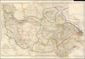 Mapa de Asia Central de 1842 por John Arrowsmith