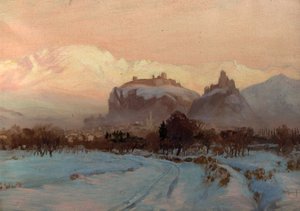 Escena de invierno de John Arthur Black