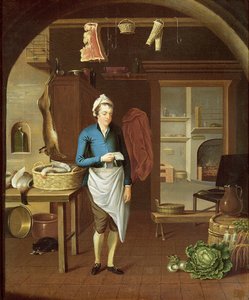 Escena de cocina, 1771 de John Atkinson