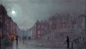 Una vista de Hampstead, Londres, 1882