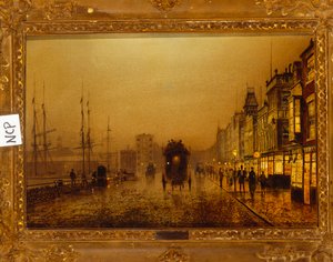 Muelles de Glasgow, 1892 de John Atkinson Grimshaw