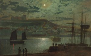 Puerto de Whitby de John Atkinson Grimshaw