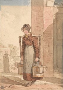 Una lechera de John Augustus Atkinson
