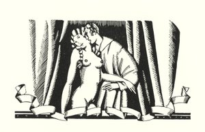 Ilustración para Don Juan de Lord Byron (litografía)