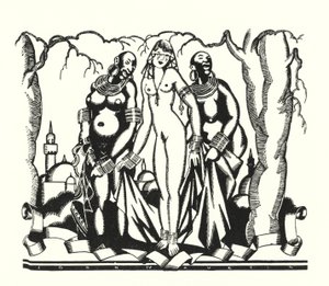 Ilustración para Don Juan de Lord Byron (litografía) de John Austen