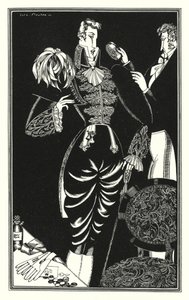 Ilustración para Don Juan de Lord Byron: Compuesto por la juventud, la fama y un sastre del ejército (litografía)