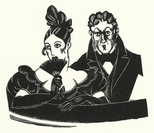Ilustración para Madame Bovary de Gustave Flaubert (litografía) de John Austen