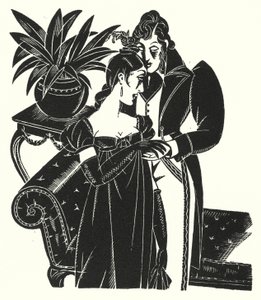 Ilustración para Madame Bovary de Gustave Flaubert (litografía) de John Austen